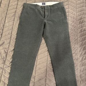 J. Crew Textured Forest Green Pants